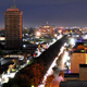 Lusaka en la noche. Wikimedia Commons